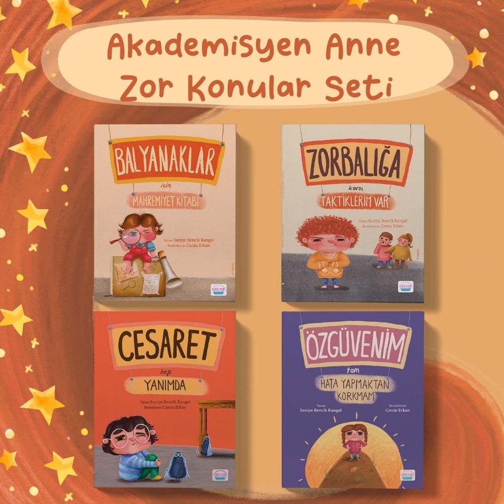 Akademisyen Anne Zor Konular Seti (4 Kitap)