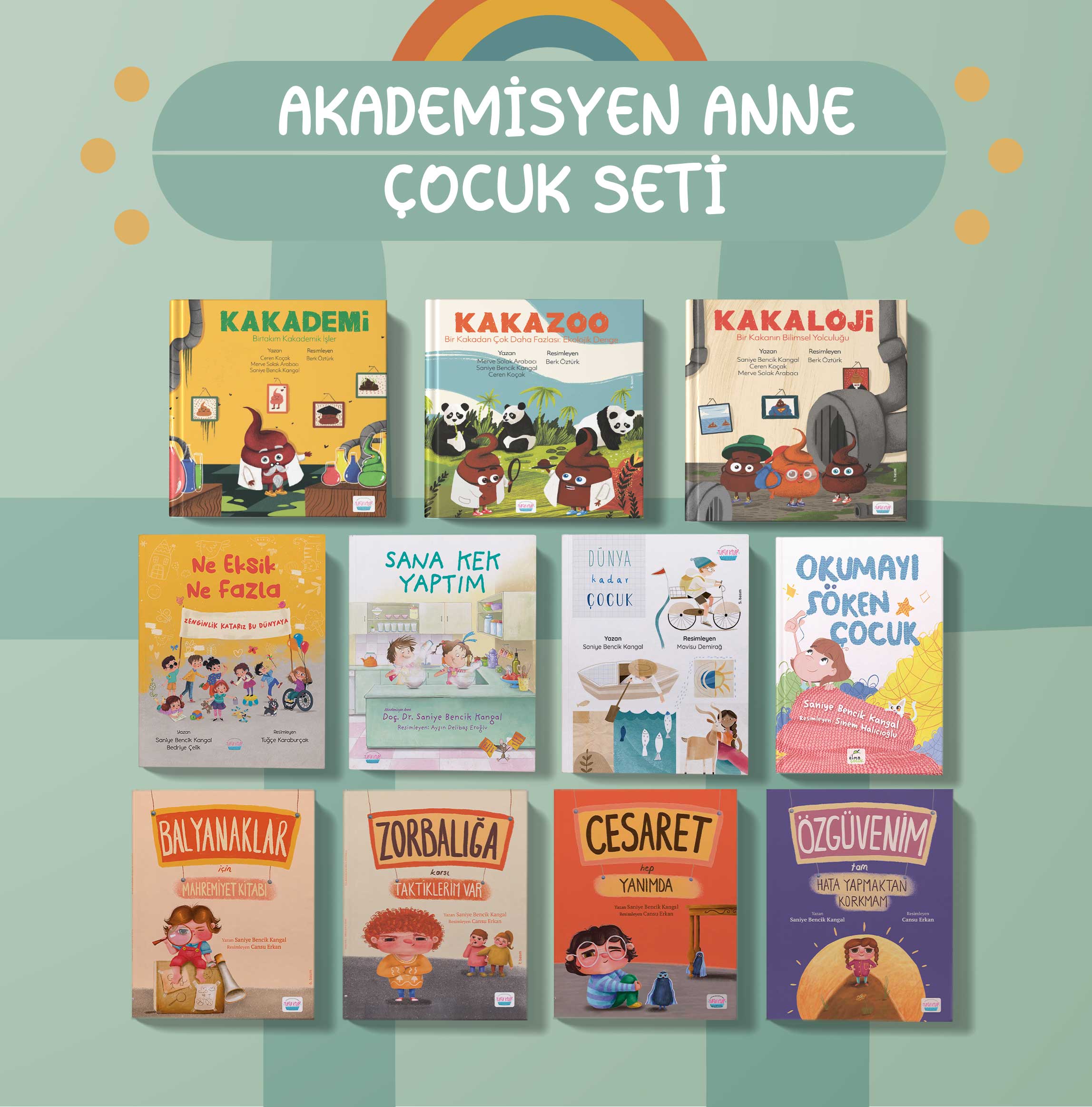 Akademisyen Anne Çocuk Seti (10 Kitap)